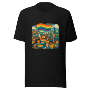 Crowd Celebration Pride Event T-Shirt