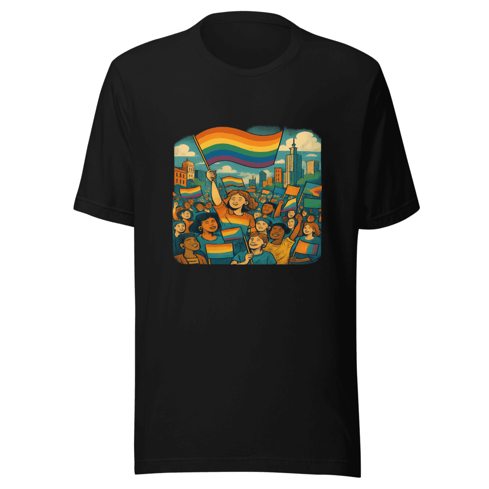 Crowd Celebration Pride Event T-Shirt