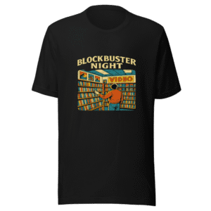 Retro Movie Night Throwback T-Shirt Nostalgic Vibes