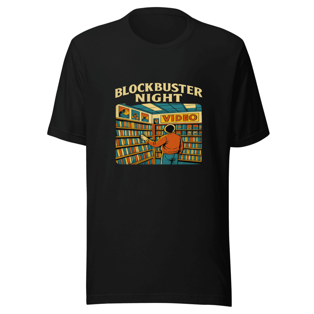 Retro Movie Night Throwback T-Shirt Nostalgic Vibes