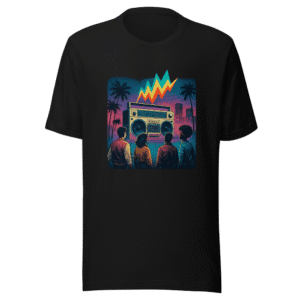 Synthwave Nostalgia First Listen Music Vibe Tee