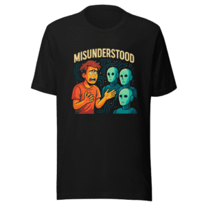 AI Skeptic Mood T-Shirt Internet Famous Statement