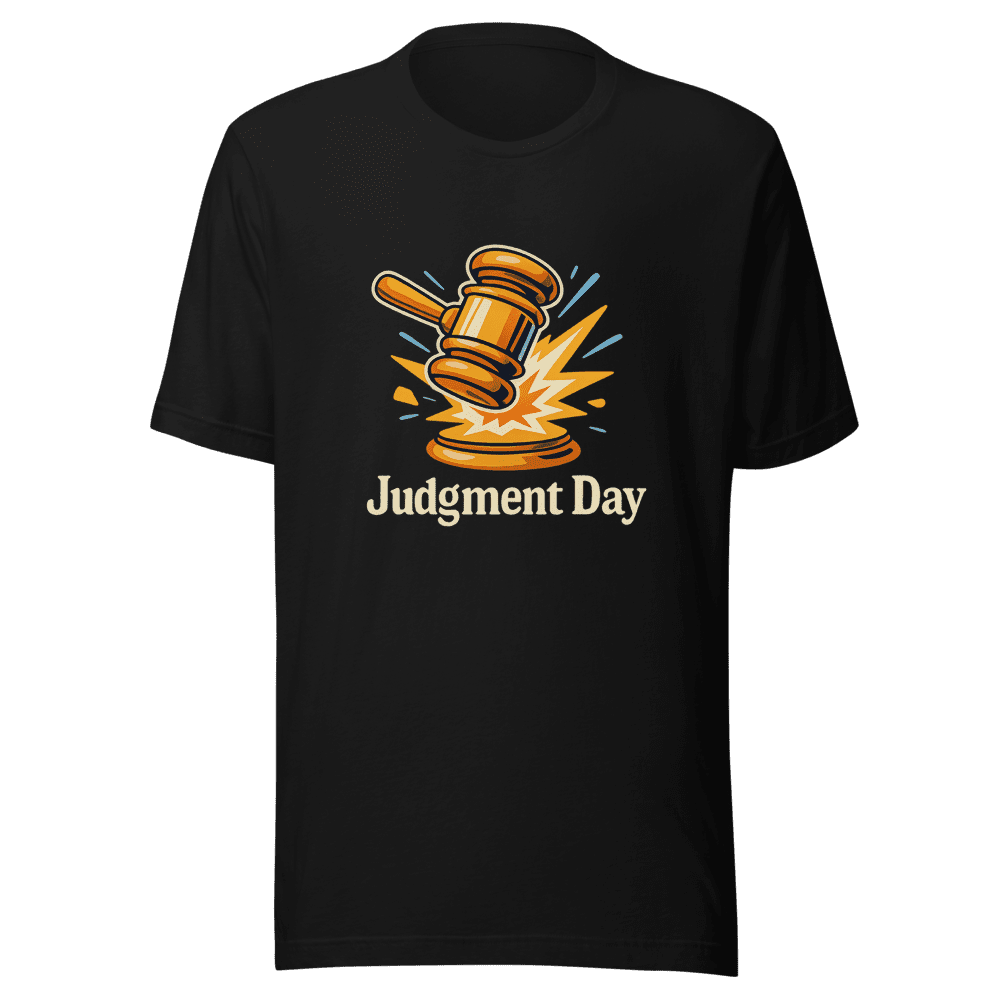 Judgment Day Tee Viral Sensation Pop Culture Reference