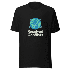 Resolved Conflicts Social Media Hit T-Shirt