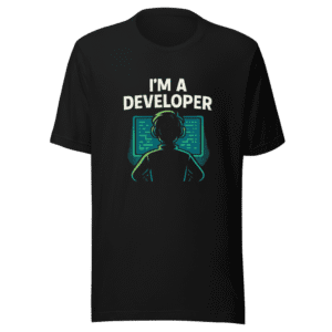 Bold Developer Attitude Tee Viral Pop Culture Reference