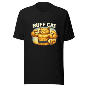Buff Cat Meme Tee Viral Sensation