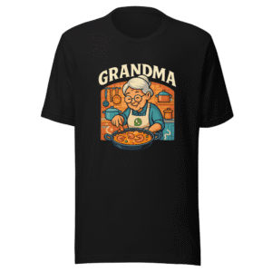 Grandma's Paella Emoji T-Shirt - Viral Foodie Tee