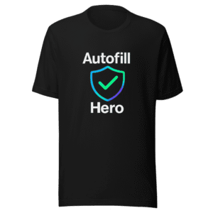 Autofill 2FA Hero T-Shirt Viral Coder