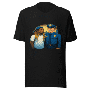Lil Wayne Hero Officer Tribute Graphic Tee