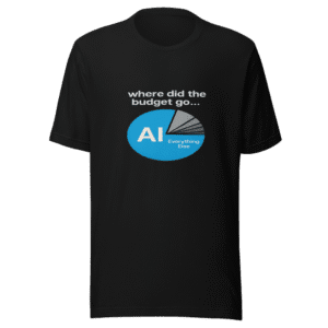 Where Did The Budget Go AI T-Shirt