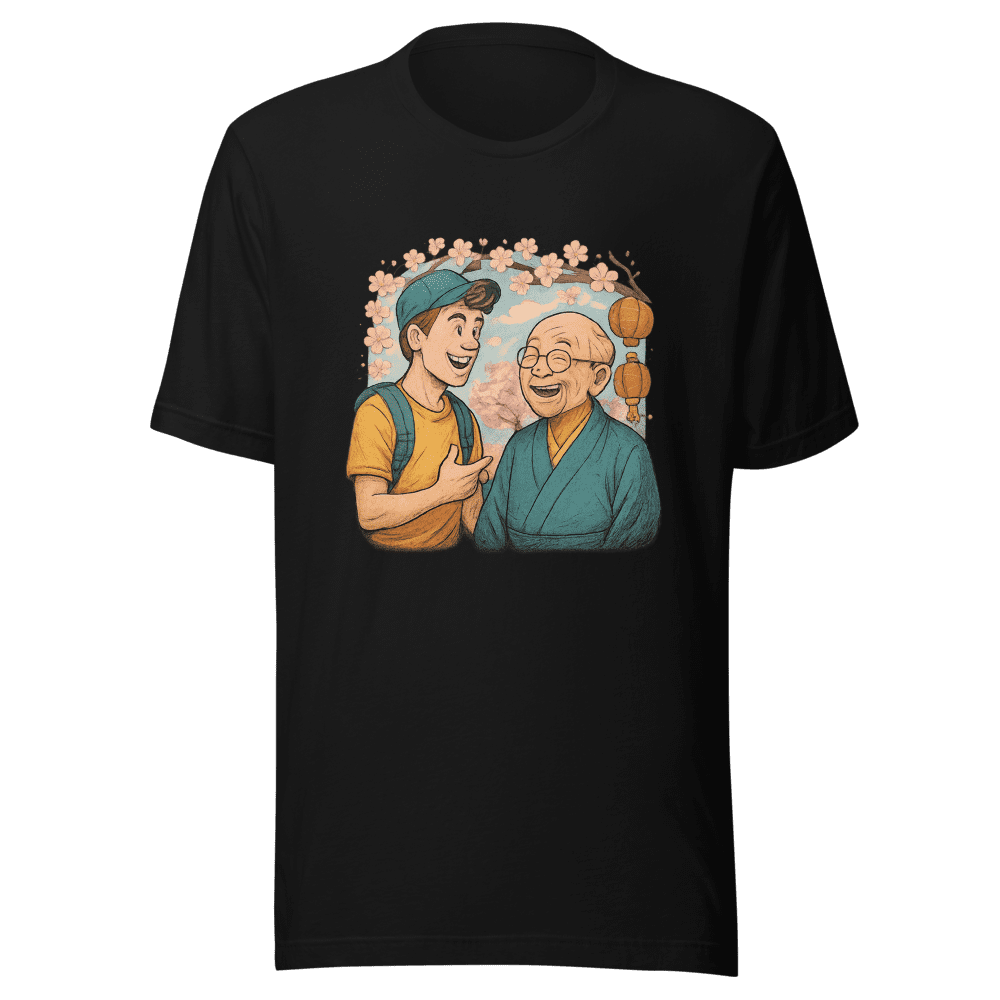 Wholesome Japanese Grandpa Viral Moment T-Shirt