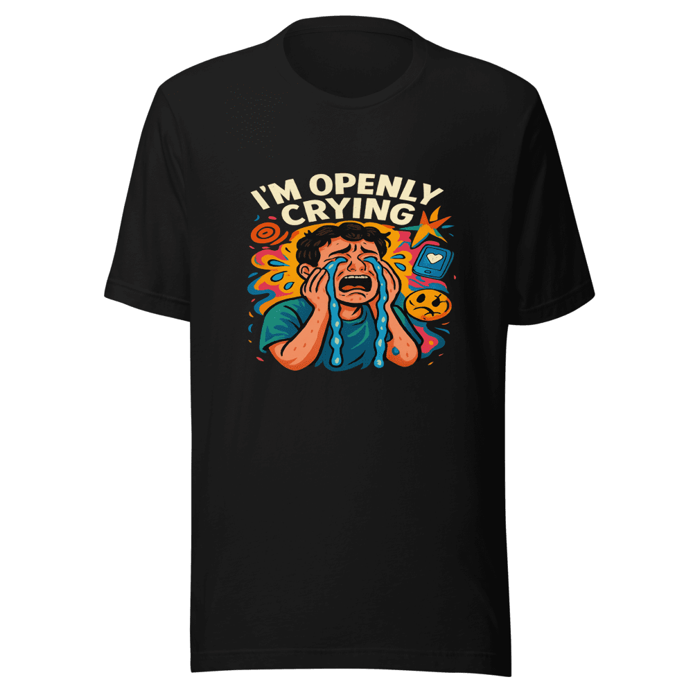 Crying Man Viral Image Meme Tee