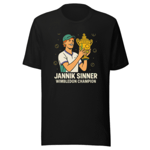 Jannik Sinner Wimbledon Champion Trendy T-Shirt