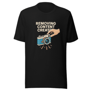 Removing Content Creator Viral Tee