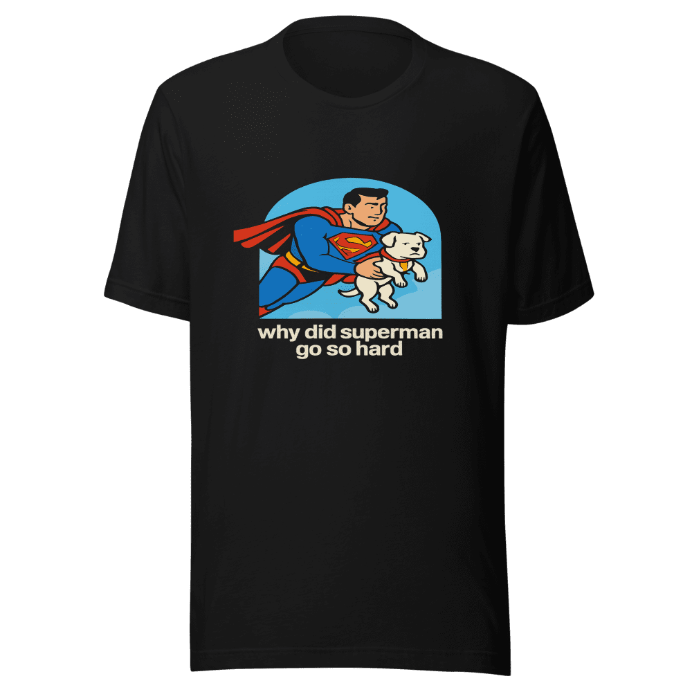 Superman Dog Rescue Viral Tweet T-Shirt
