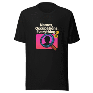 Names Occupations Everything Pop Crave Viral Tee