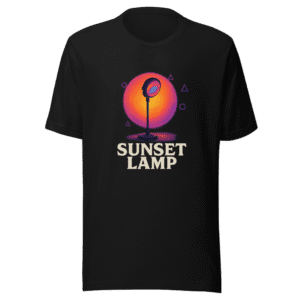 Sunset Lamp Viral Tweet T-Shirt Aesthetic Lighting