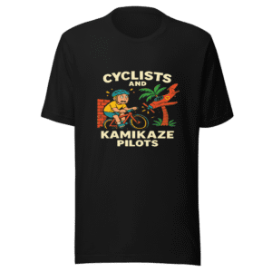 Cyclists Kamikaze Pilots Funny Viral Meme Tee