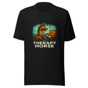 Therapy Horse Piano Viral Tee