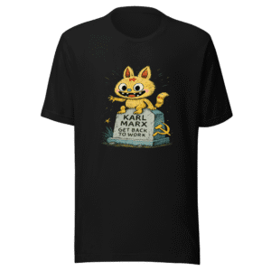 Labubu Visits Marx Grave T-Shirt Viral Meme Tee