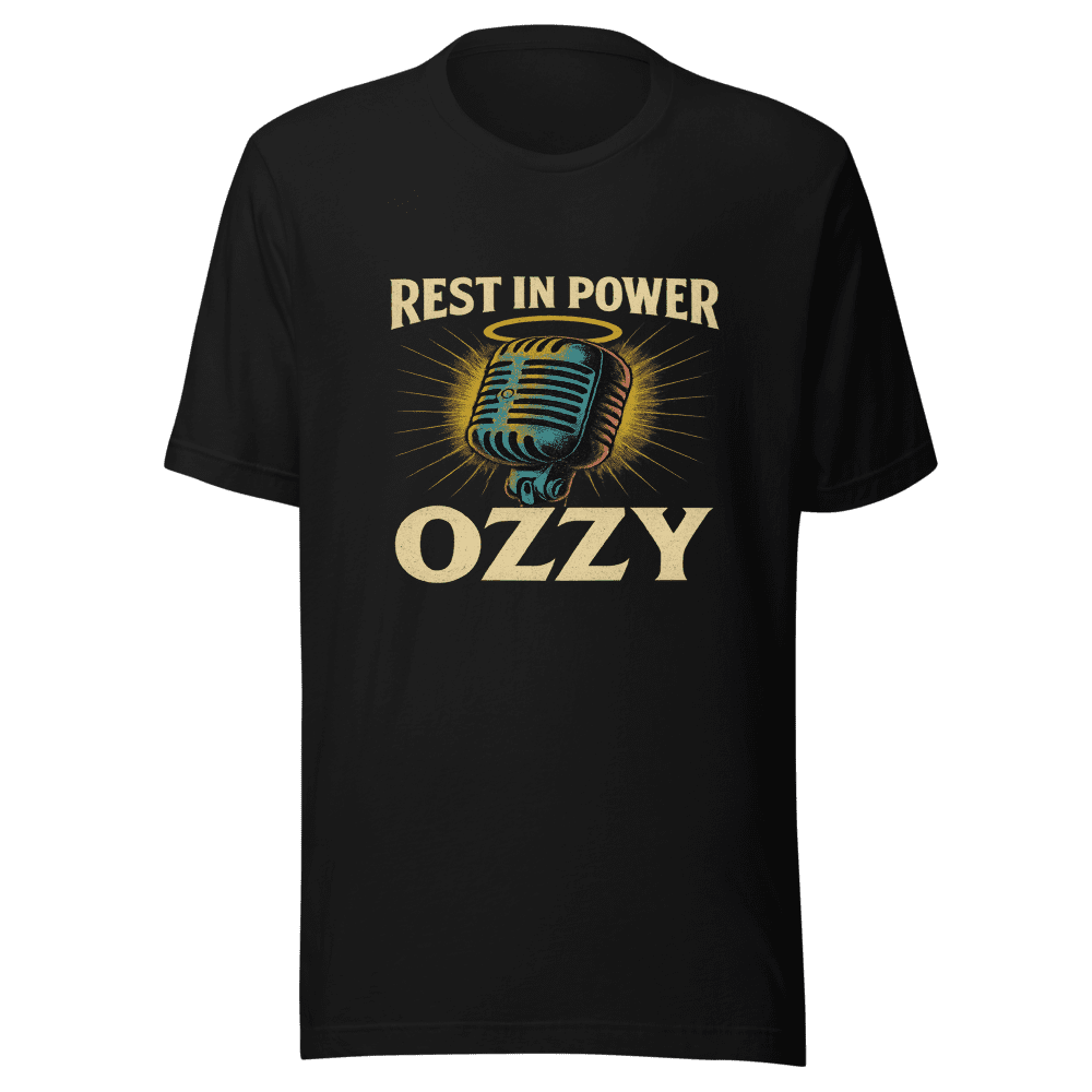 Rest In Power Ozzy Tribute T-Shirt
