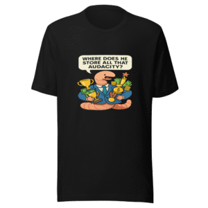 Audacity Allergic Man-Worms Viral Tweet T-Shirt