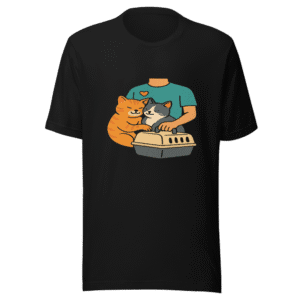 He Had to Take Both Cats T-Shirt