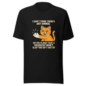 Housecat Slap T-Shirt Viral Cat Meme Tee