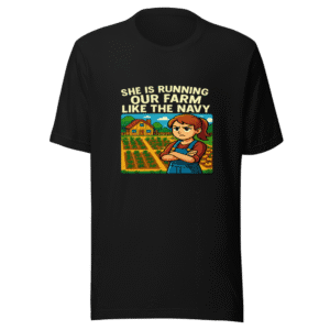 Stardew Valley Navy Farm T-Shirt Viral Gamer Tee