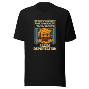 Trump Burger Deportation T-Shirt Viral Meme Tee