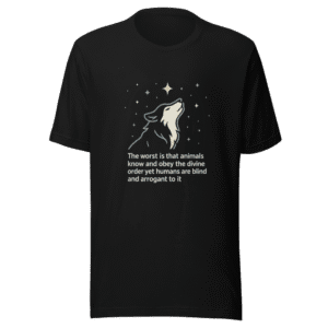 Divine Order Animal Human Trendy T-Shirt