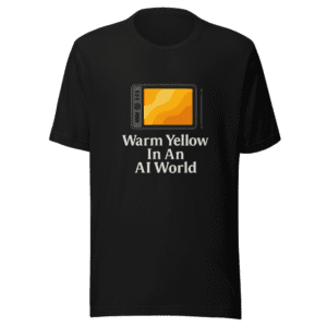 Warm Yellow Tones Internet Artist T-Shirt