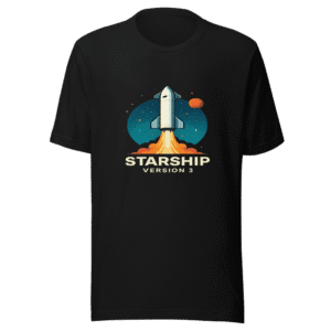 Starship Version 3 Viral Tweet T-Shirt