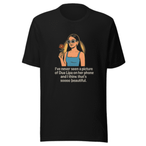 Dua Lipa Phone Aesthetic T-Shirt Viral Trend
