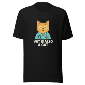 Vet Cat T-Shirt Viral Funny Pet Tee