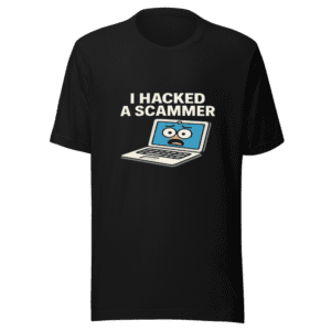 Hacked Scammer Webcam Feed Viral Meme Tee