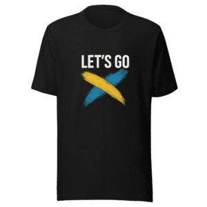 Lets Go Team Colors T-Shirt Viral Support