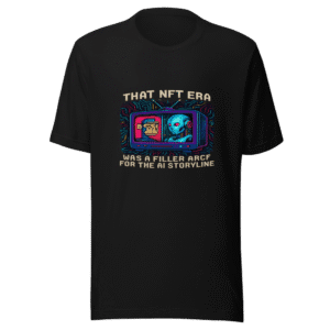 NFT AI Filler Arc Viral Tweet T-Shirt