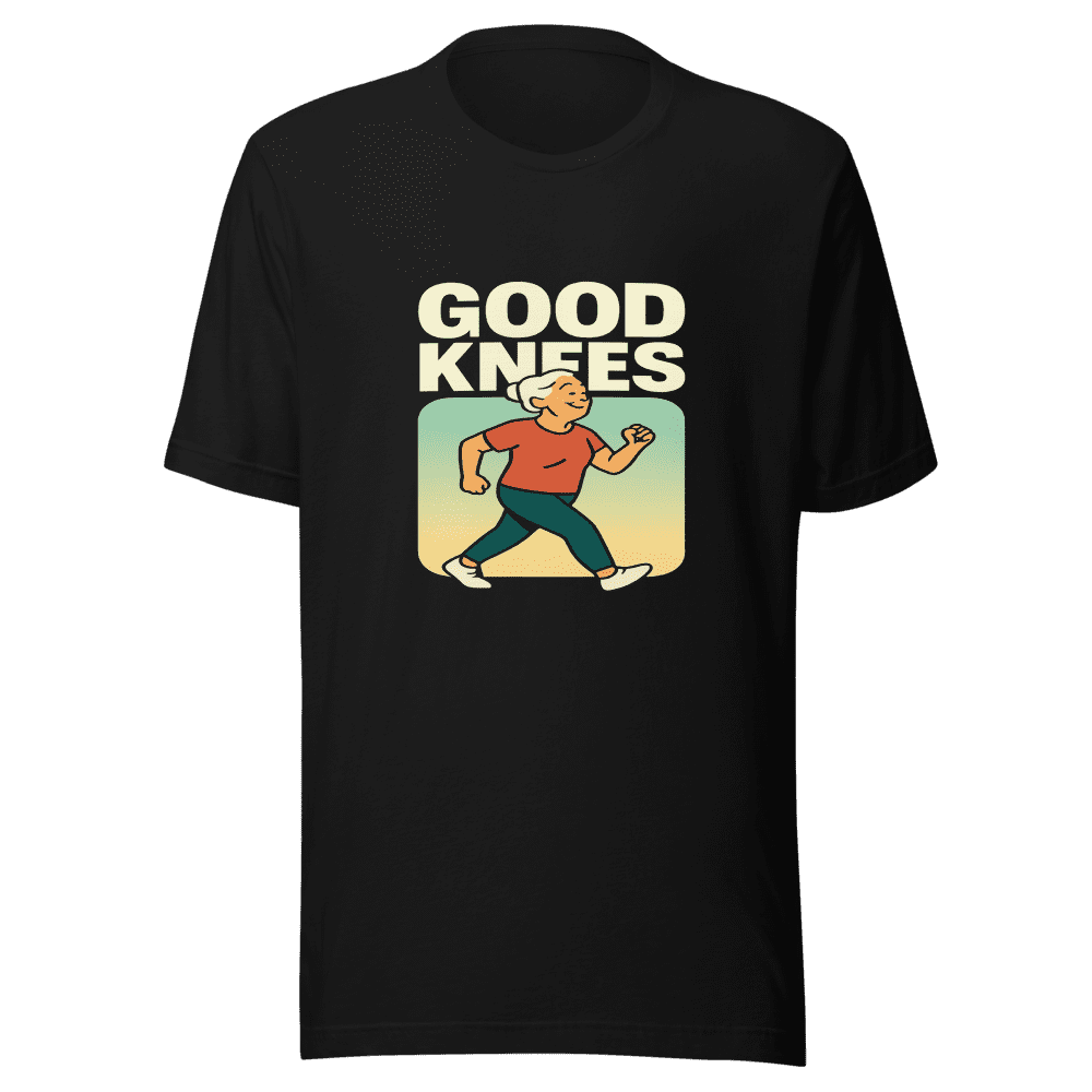 Good Knees Athletic Grandma Viral T-Shirt