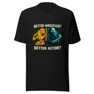 The Rock Better Wrestler Actor Debate T-Shirt