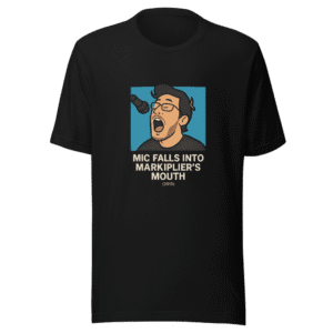 Markiplier Mic Drop Viral Meme T-Shirt