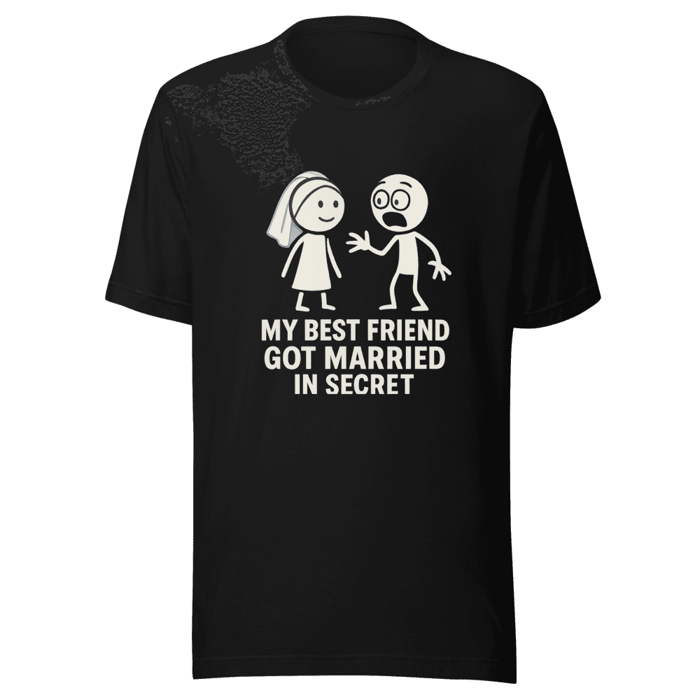 My Best Friend Secret Wedding Viral Tee