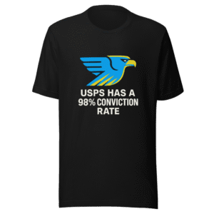 USPS Conviction Rate Viral Statement Tee
