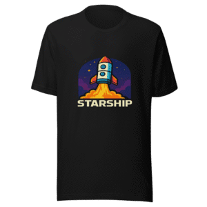 Starship Tweet Trendy T-Shirt Viral Rocket