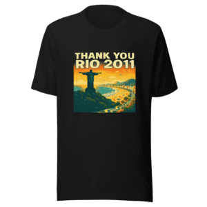 Thank You Rio 2011 Nostalgic Throwback Tee