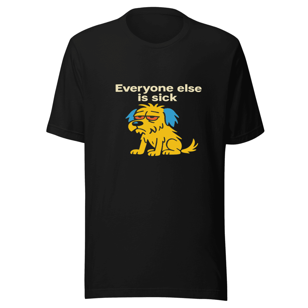 Dog Tired Shirt Viral Slogan Funny Tee