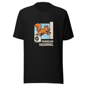 Parkour Squirrel AC Unit Viral Tee