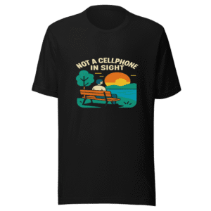 Not A Cellphone In Sight Viral T-Shirt