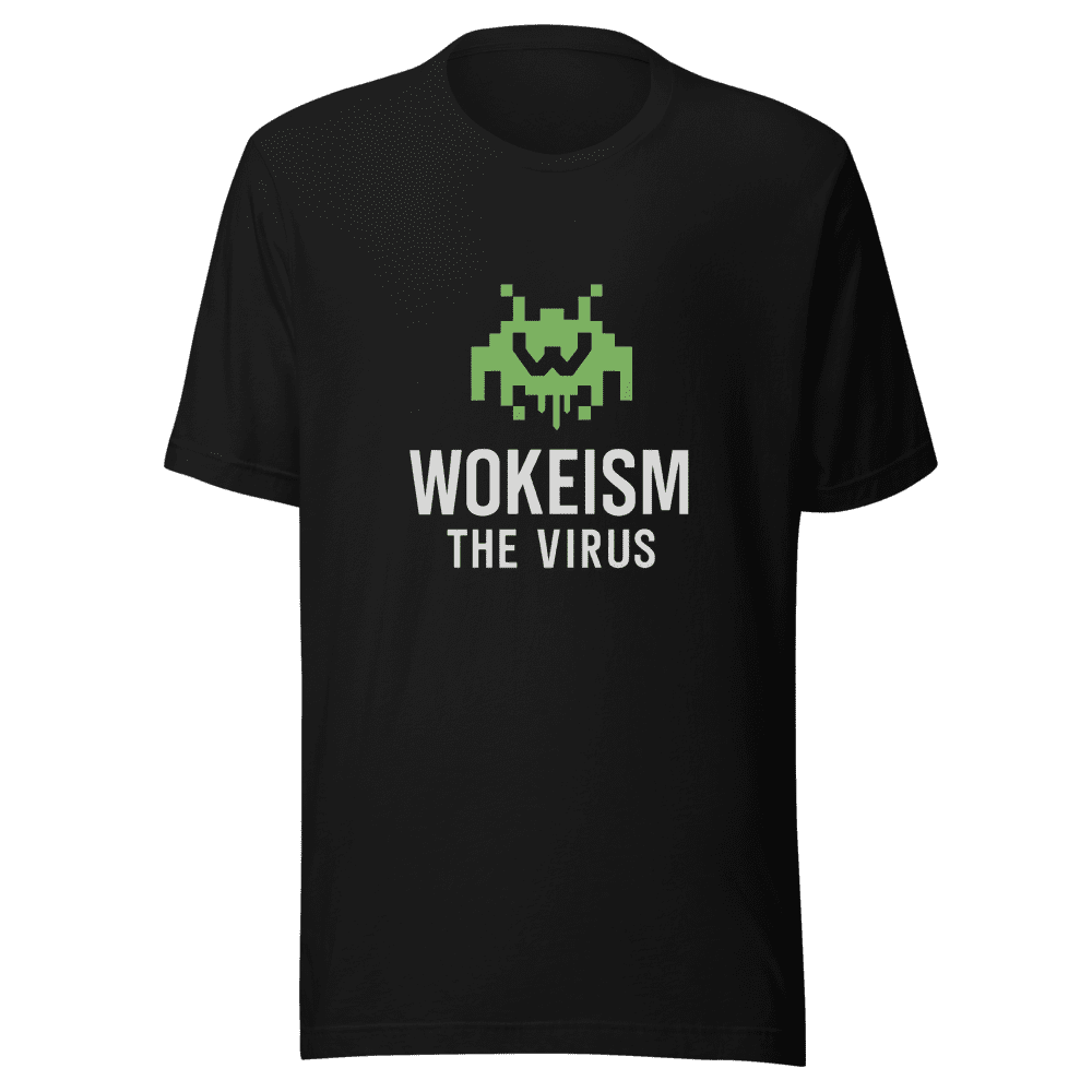 Wokeism Virus T-Shirt Viral Left Reaction Design