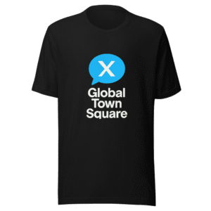 Global Town Square X Tweet Viral T-Shirt